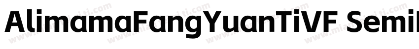 AlimamaFangYuanTiVF SemiBoldRound字体转换